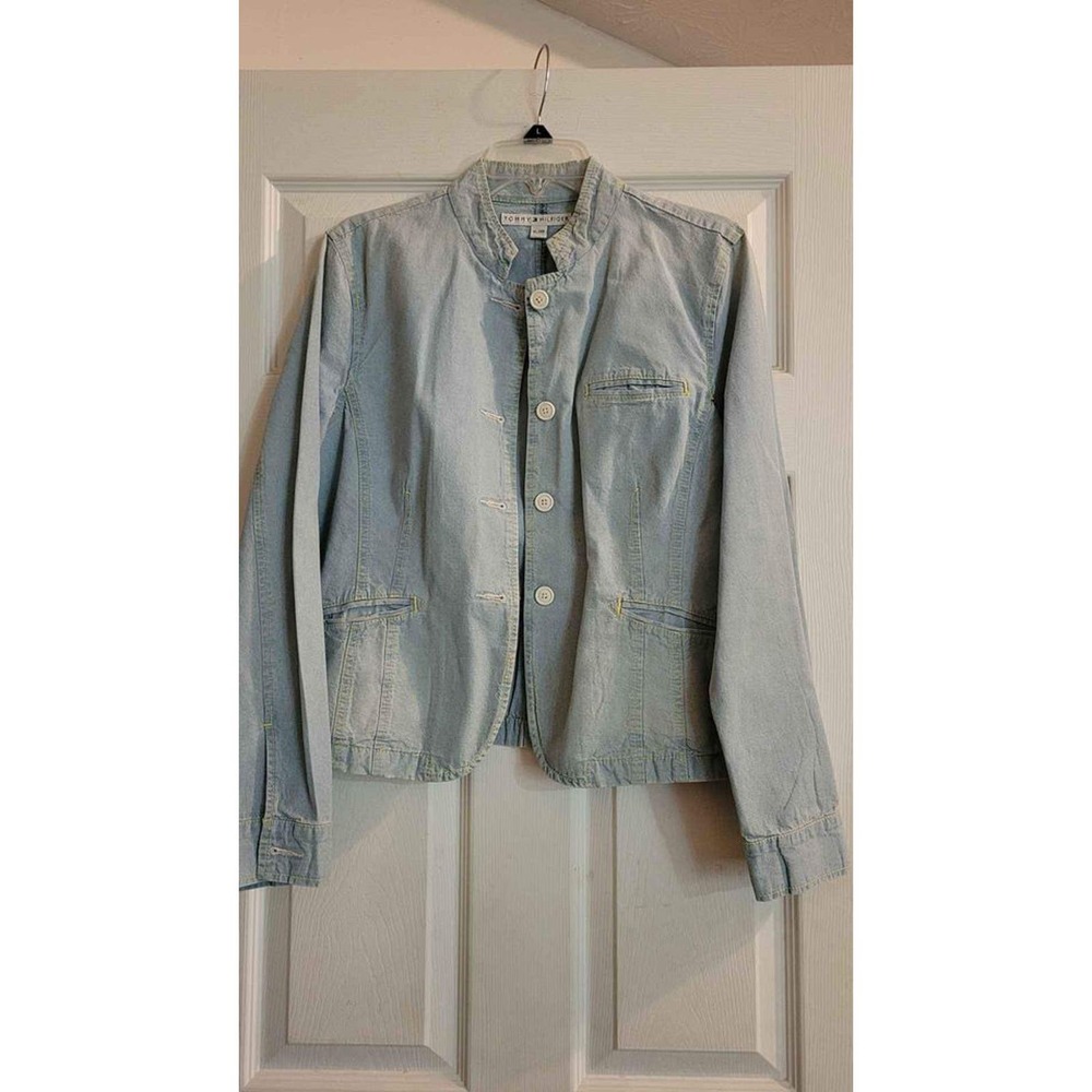 Women's vintage Tommy Hilfiger denim jacket size XL $20.